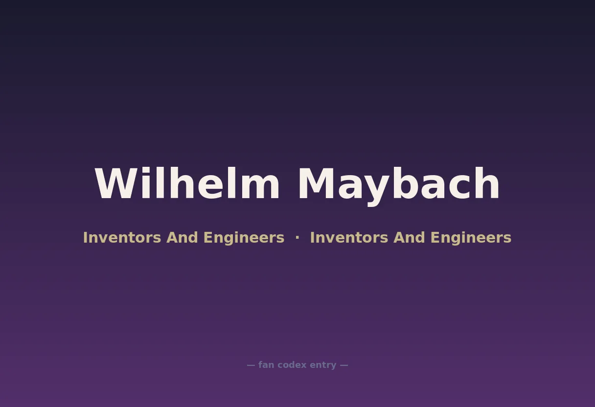 Wilhelm Maybach